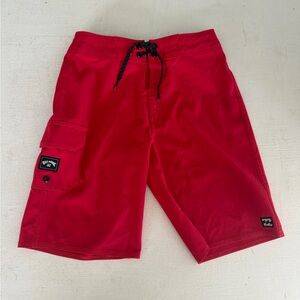Billabong Boys 22” Red Board Shorts